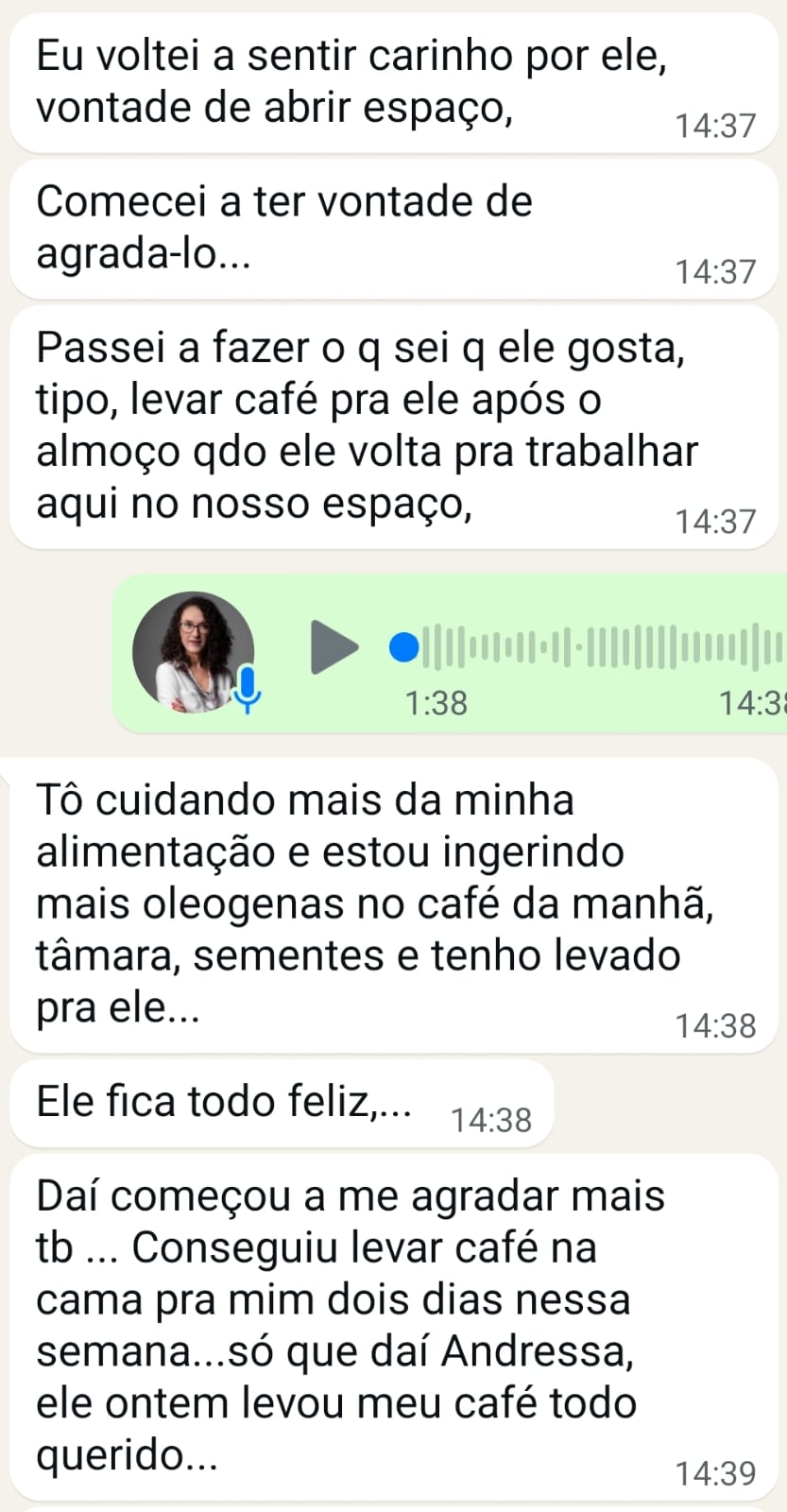 Depoimento 3 de aluna sobre o desafio